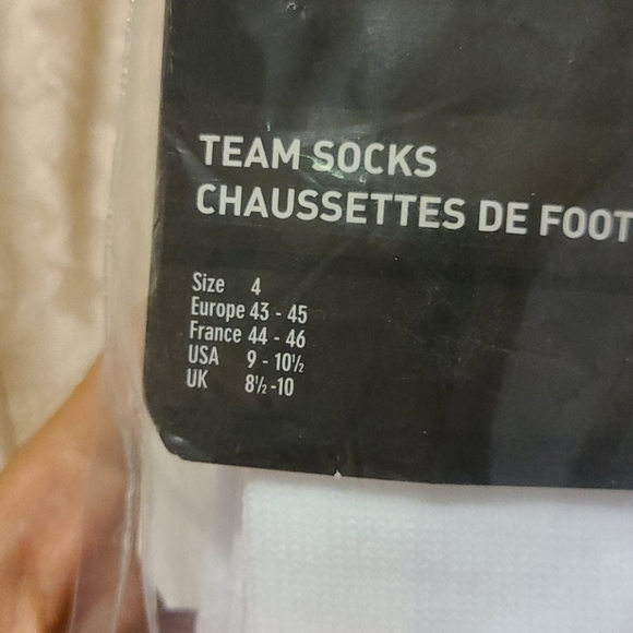 Adidas soccer socks size 4 men - Picture 3 of 4